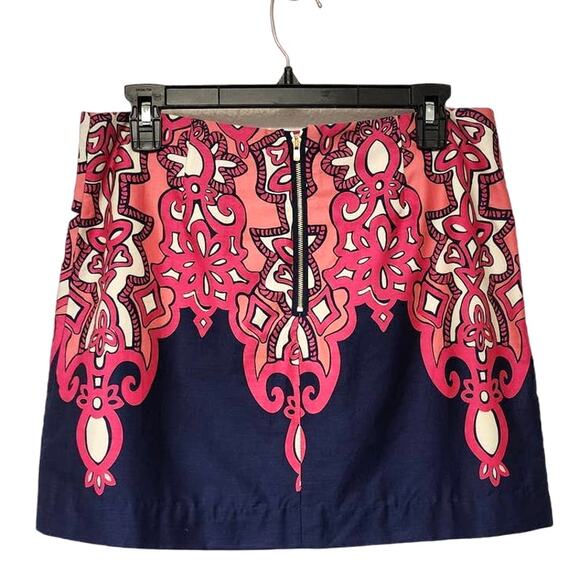 Lilly Pulitzer Tate Chorus Girl Baroque Print Skirt 6 - Picture 3 of 11